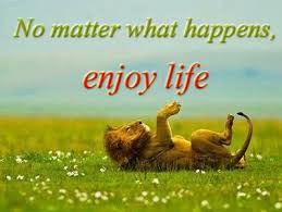 No matter what happens, enjoy life View more #quotes @  http://quotes-lover.com/ Tags: #Enjoy, #Inspira… | Enjoy quotes, Enjoying  life quotes, Little things quotes