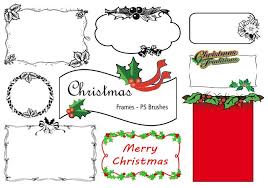 20 Christmas Frames Ps Brushes Abr Vol 9 Free Photoshop Brushes