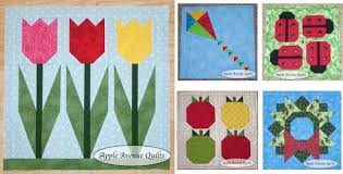 lovely mini quilts for every month of