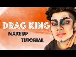 glam drag king makeup tutorial hugo