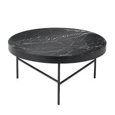 marble table by ferm living in the