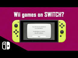 wii games on the switch you