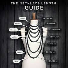 Necklace Length Chart Check Chart For Sizing Details Jewelry