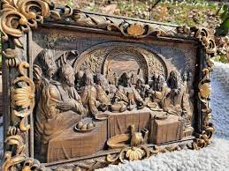 The Last Supper Wood Carved Icon