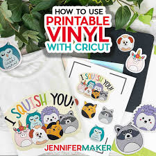how to use printable vinyl with cricut