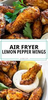 air fryer lemon pepper wings jz eats