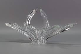 Crystal Glass Fruit Bowl Or Centerpiece