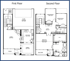 Features of 4 bedroom floor plans. Simple 2 Storey House Plans Novocom Top