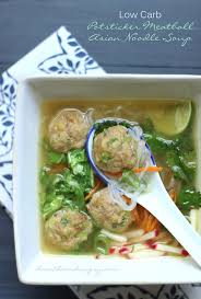This recipe is so easy and tastes like this noodle soup recipe is absolutely delicious; Low Carb Potsticker Meatball Asian Noodle Soup Recipe