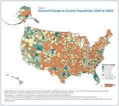 u s counties were smaller in 2020