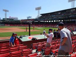 Fenway Park View From Dugout Box 69 Vivid Seats