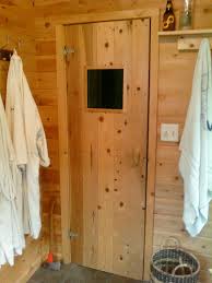 how to build your own sauna door