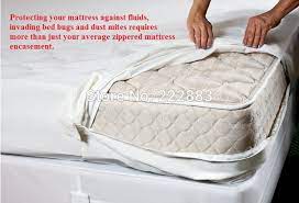 Home collection liquid and bed bug proof total mattress encasement. Mattress Encasement Mattress Cover Zippered Waterproof Bed Bug Proof Other Bedding Home Garden