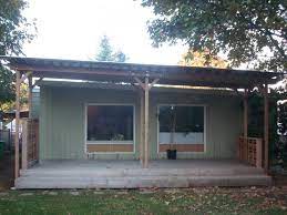 Corrugated Metal Deck Roof Patio