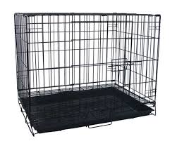 24 collapsible metal pet crate with