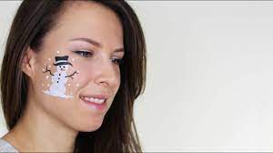 easy snowman face painting you