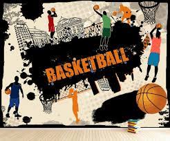 Basketball Wall Mural Basketbal