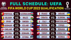 5 talking points as ukraine force share of the spoils against world champions | fifa world cup qualifiers 2022. Match Schedule Fifa World Cup 2022 European Qualifications Group Stage Youtube