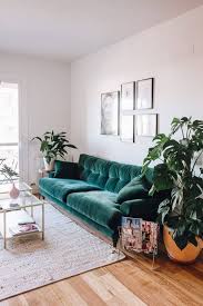 gorgeous emerald green sofa living room