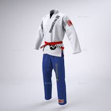 Brazilian Jiu Jitsu Gi Or Martial Arts Uniform Mock Up Ad