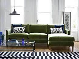 green couch living room olive green
