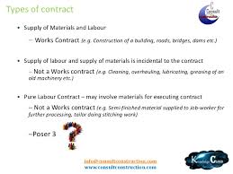 Vat On Works Contract