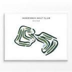 Get Printed Wawenock Golf Club, Maine - Framed Canvas / 24x36 ...