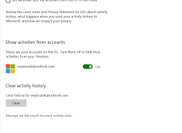 How To Hide A Microsoft Accounts Activities From Your Timeline