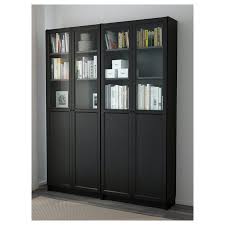 billy oxberg black brown bookcase