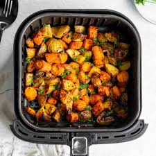 air fryer carrots and potatoes