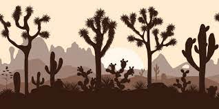 Desert Joshua Tree Cactus Graphic Tshirt Stock Vector Royalty Free  gambar png