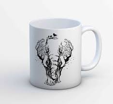 coffee mug artistic elephant
