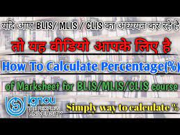 how to calculate percene of blis