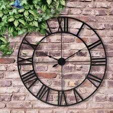 80cm Large Outdoor Garden Wall Clock
