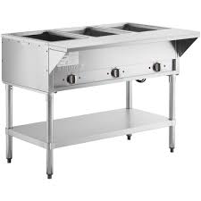 servit open well electric steam table w