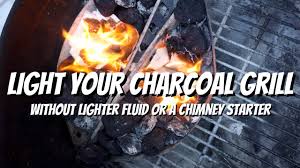 a charcoal grill without lighter fluid
