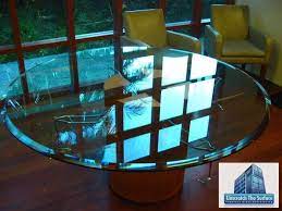 Scratched Glass Table Resurfacing