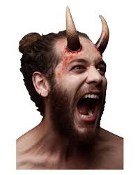 dark devil horns application halloween