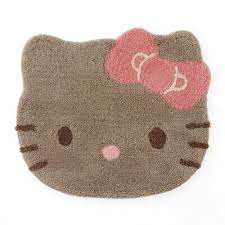 o kitty bath mat floor room mini