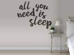All You Need Is Sleep Bedroom Wall Art