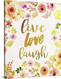 Live Love Laugh Wall Art Canvas Prints