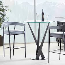 Crystal Pub Table Modern Tables