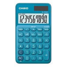 Adição, multiplicação, divisão e subtração. Calculadora Basica Casio Sl 310uc Bu Azul 8 Di Office Depot Mexico