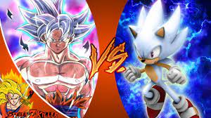 Ultra Instinct Goku vs Hyper Sonic - Fan Animation Fight (By Ebullience)  REACTION!!! - YouTube