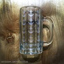 Buy Hand Crafted Glass Beer Mug Custom