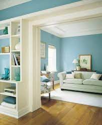 Blue Walls Living Room