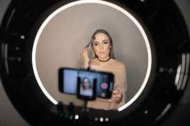athome makeup tutorial video captured