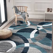 rug area rug geometric circles