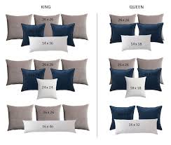 decorative pillows combination with