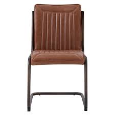 Cooper Leatherette Chair Rubber Gold